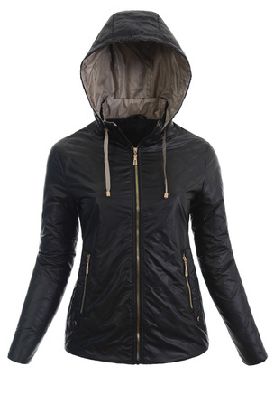 Kurtka Parka Wiosenna Czarna