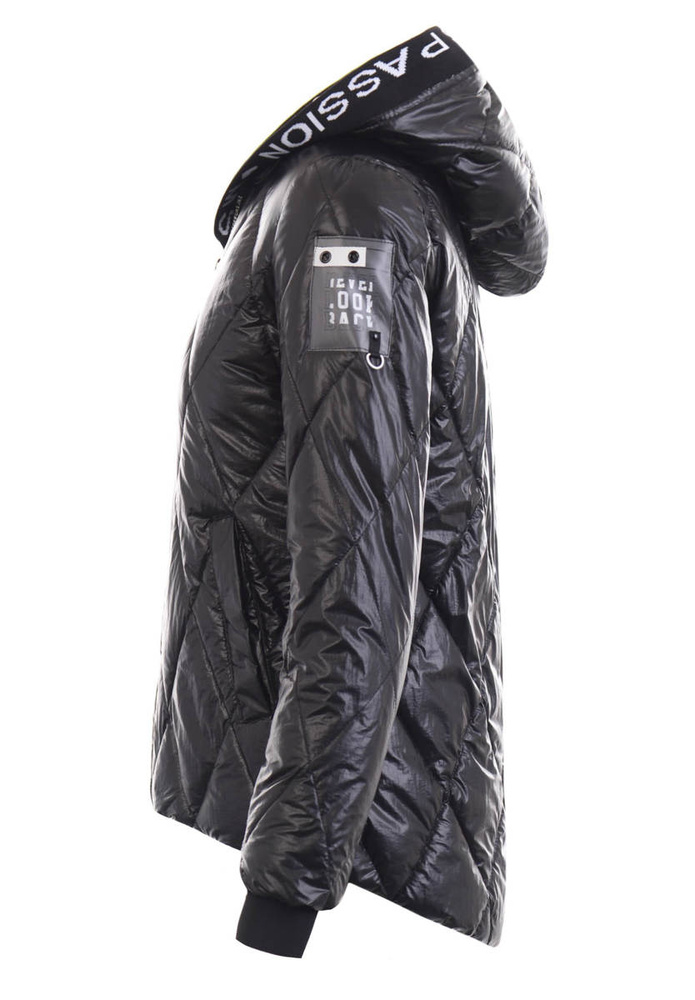 Damska Wiosenna Ortalion Kurtka Czarna