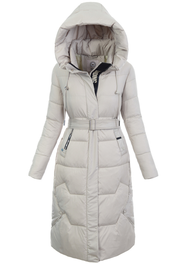 Damska Zimowa Ortalionowa Kurtka Oliwkowa