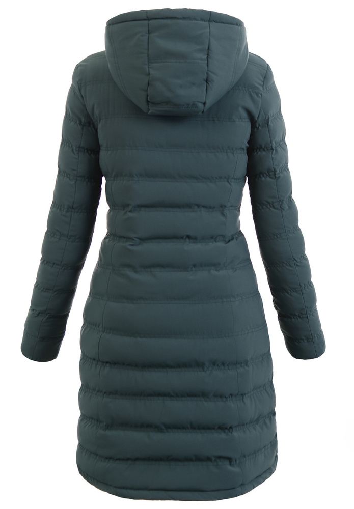 Damska Zimowa Kurtka Zielona
