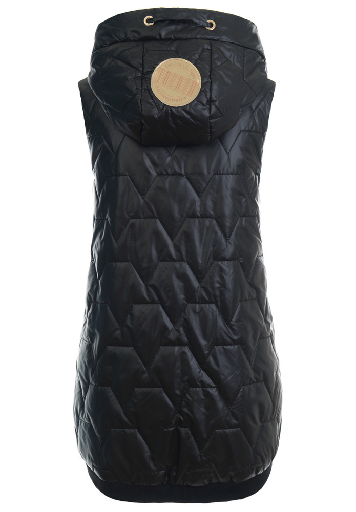 Damska Kamizelka Bezrękawnik Czarna