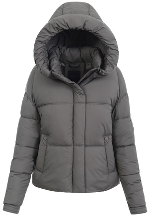 Damska Kurtka Zimowa Brązowa