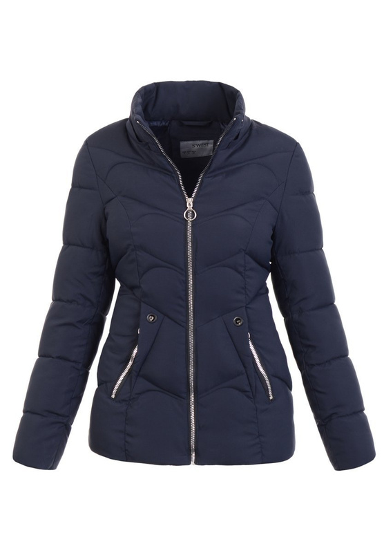 Damska Zimowa Kurtka Granatowa