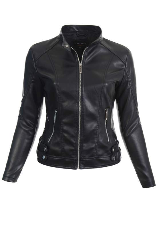 Damska Kurtka Ramoneska Czarna