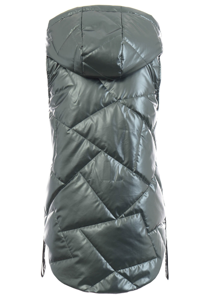 Damska Kamizelka Bezrękawnik Zielony