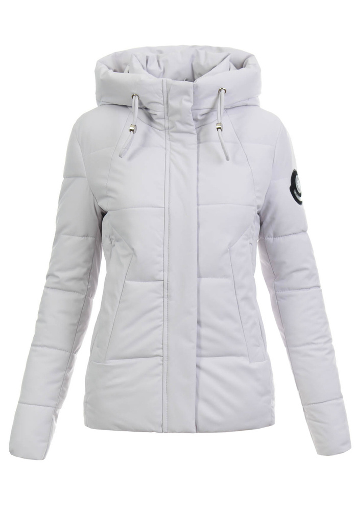Damska Kurtka Zimowa Jasno Szara