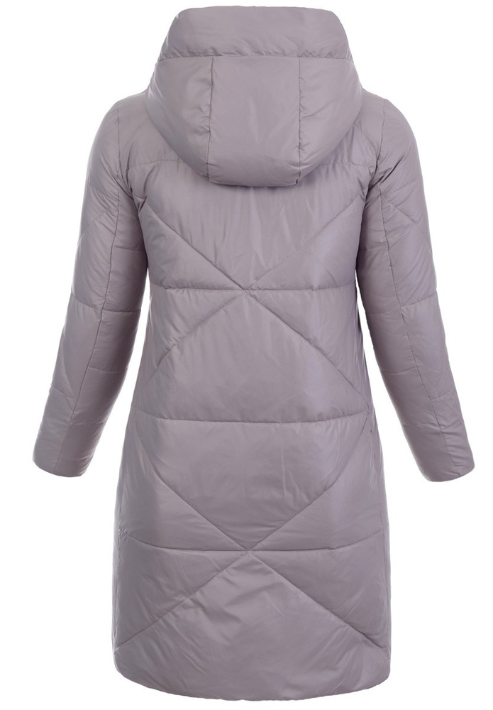 Damska Zimowa Ortalionowa Kurtka Beżowa