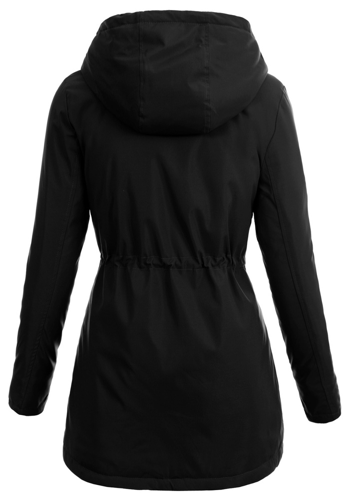 Kurtka Parka Wiosenna Czarna