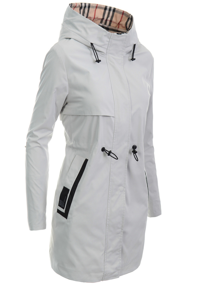 Kurtka Parka Wiosenna Czarna