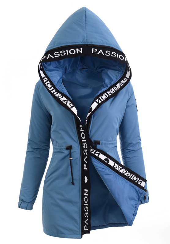 Damska Wiosenna Ortalion Kurtka Czarna