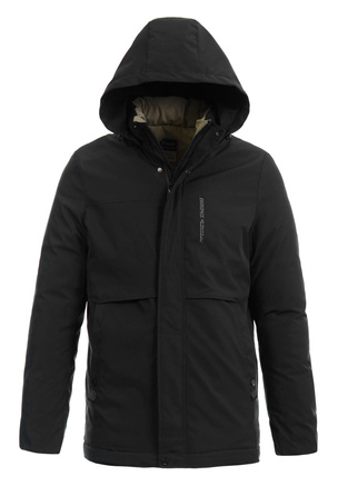 Męska Zimowa Kurtka Czarna