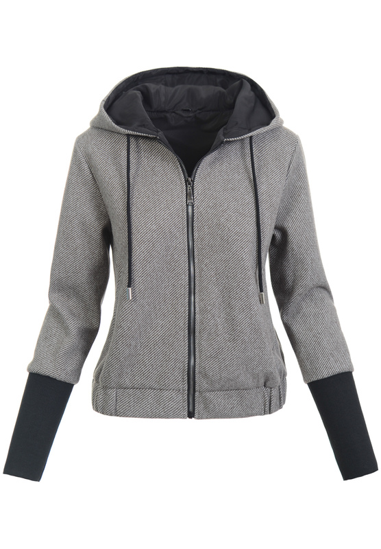 Damski Płaszcz Przejściowy Brązowy