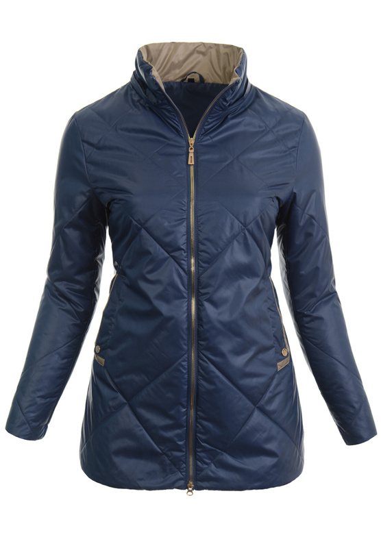 Kurtka Parka Wiosenna Niebieska