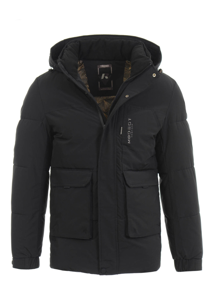Męska Zimowa Kurtka Czarna