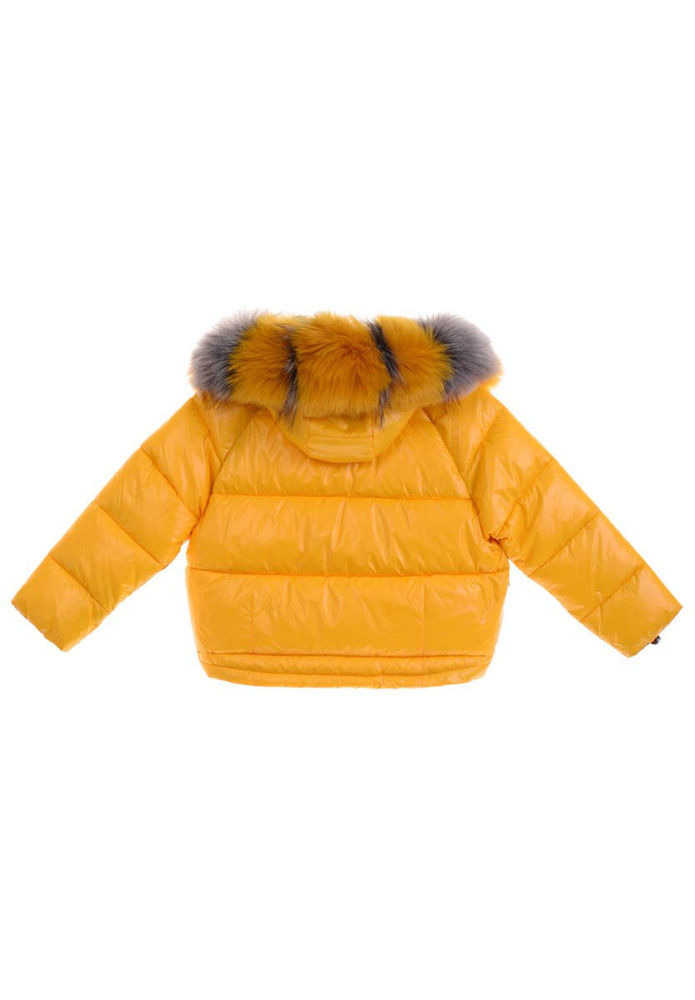 Dziecięca Zimowa Ortalionowa Kurtka Camel
