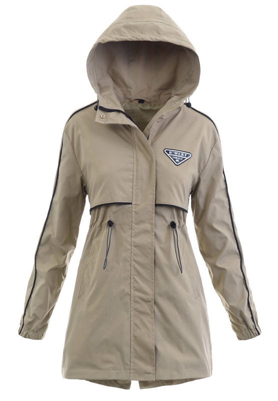 Kurtka Parka Wiosenna Oliwkowa