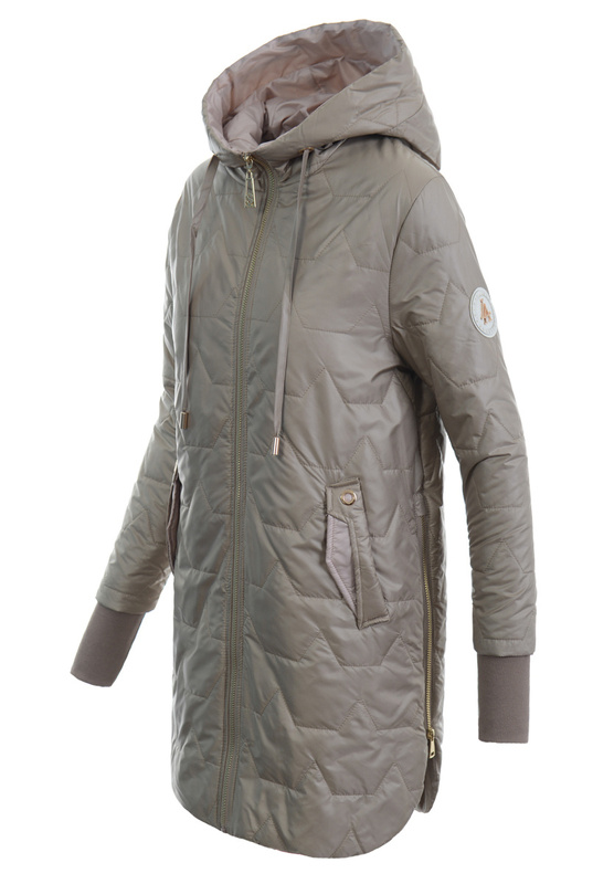 Damska Kurtka Przejściowa Beżowa