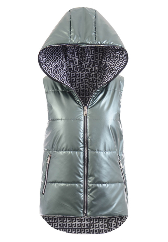 Damska Kamizelka Bezrękawnik Granat