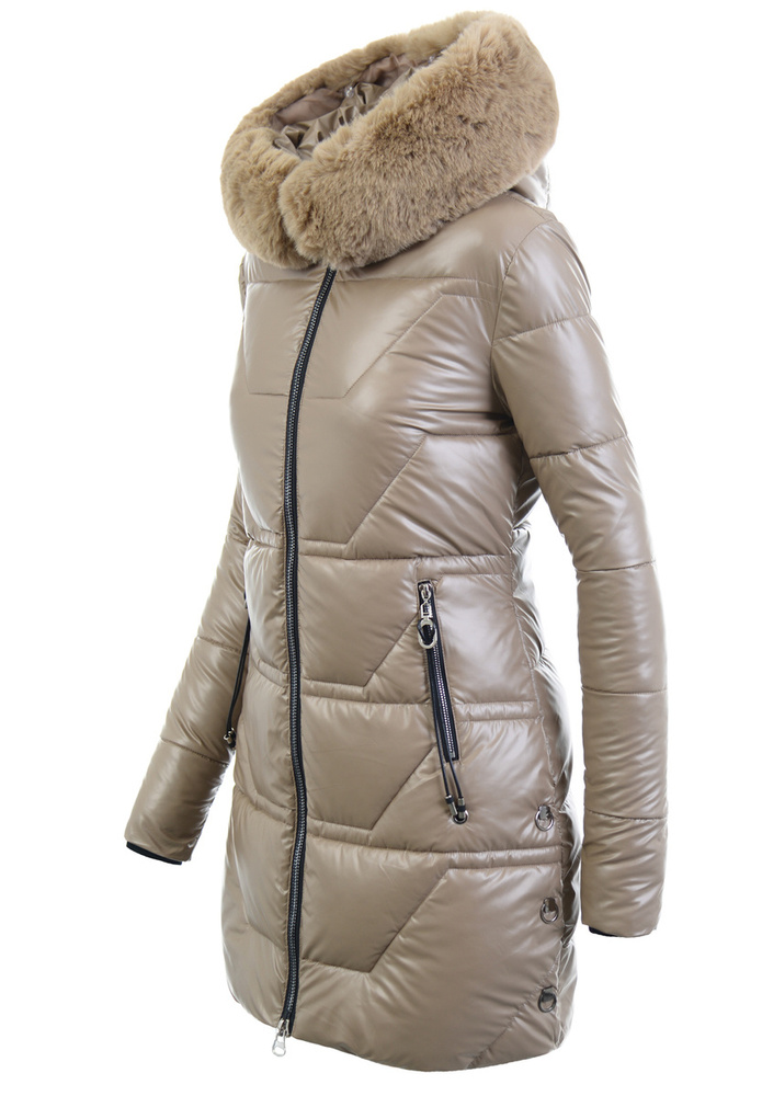 Damska Kurtka Zimowa Cappuccino
