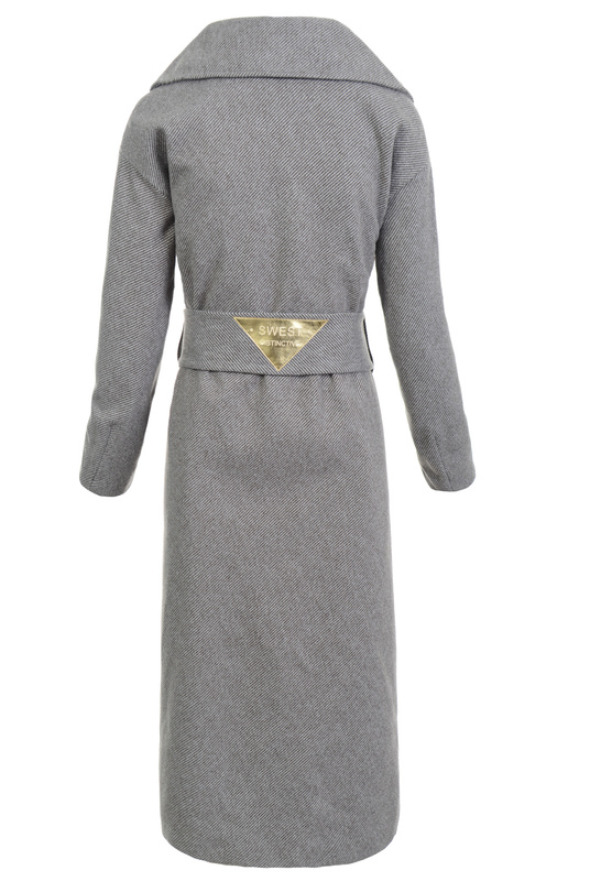 Damski Płaszcz Przejściowy Brązowy