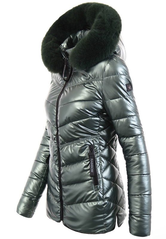 Damska Kurtka Zimowa Zielona