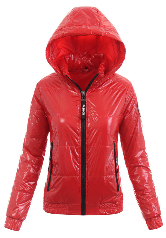 Damska Wiosenna Ortalion Kurtka Czarna