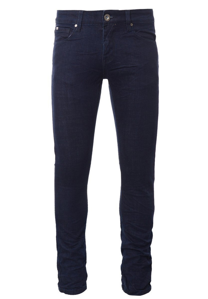 Męskie Spodnie Jeansowe Granatowe