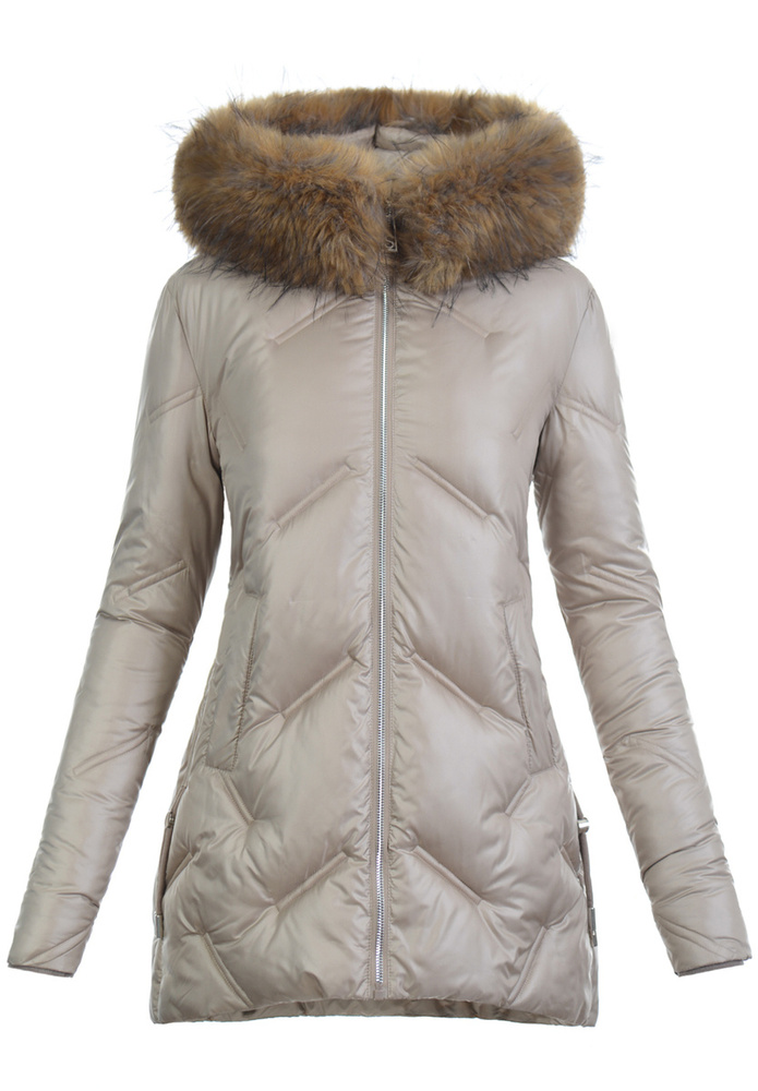 Damska Kurtka Zimowa Cappuccino