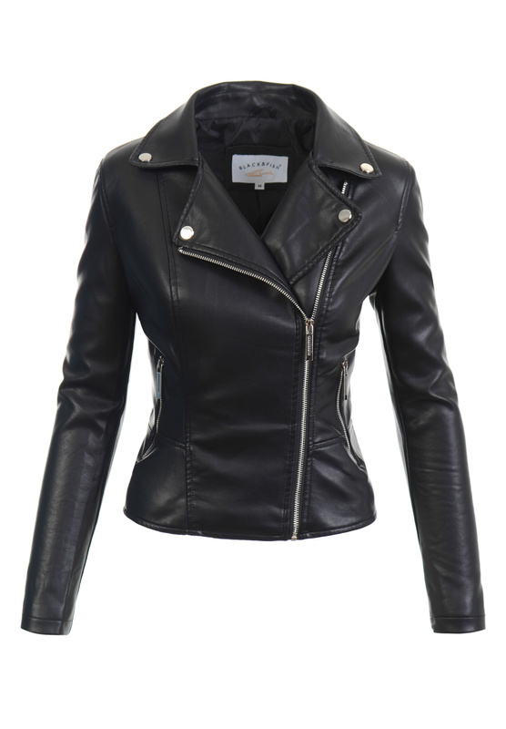 Damska Kurtka Ramoneska Czarna