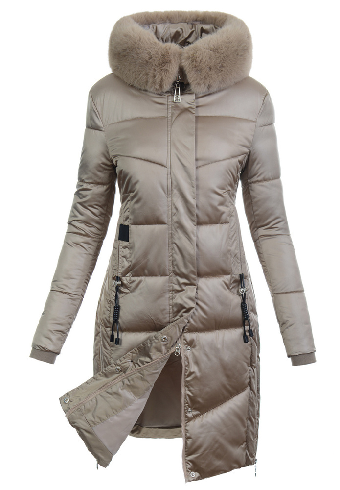 Damska Kurtka Zimowa Cappuccino