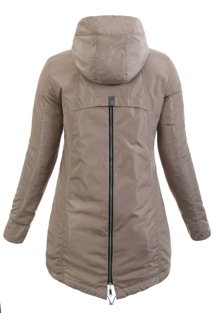 Damska Wiosenna Kurtka Beżowa