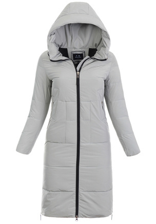 Damska Zimowa Ortalionowa Kurtka Miętowa