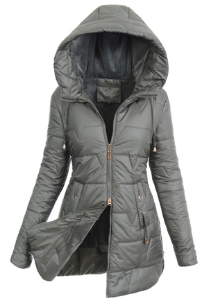 Damska Kurtka Zimowa Zielona