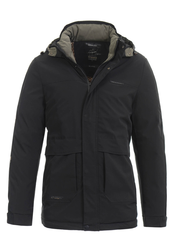 Męska Zimowa Kurtka Czarna