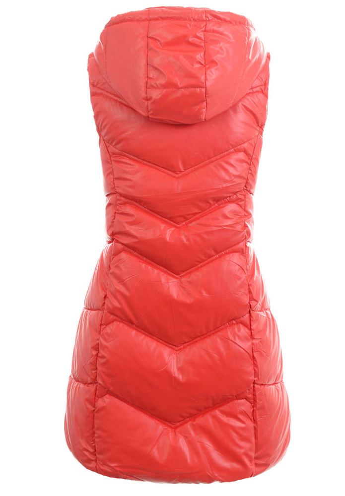 Damska Kamizelka Bezrękawnik Czerwony