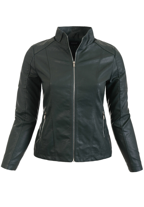 Damska Kurtka Ramoneska Zielona