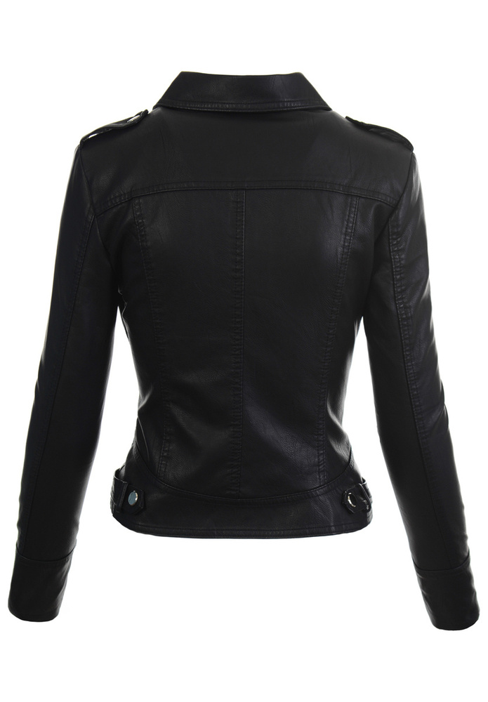 Damska Kurtka Ramoneska Czarna