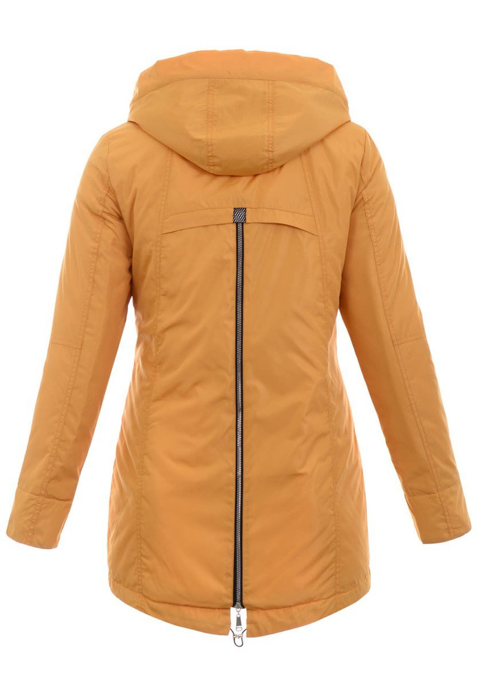 Damska Wiosenno-Jesienna Kurtka Żółta