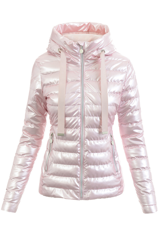 Kurtka Parka Wiosenna Różowa