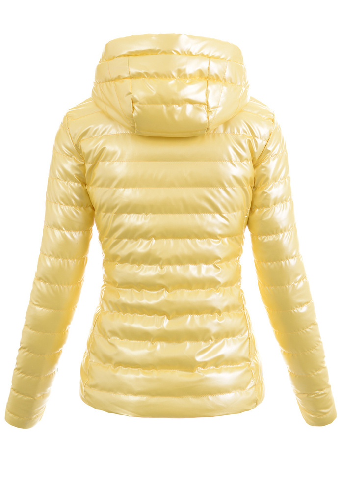 Kurtka Parka Wiosenna Żółta