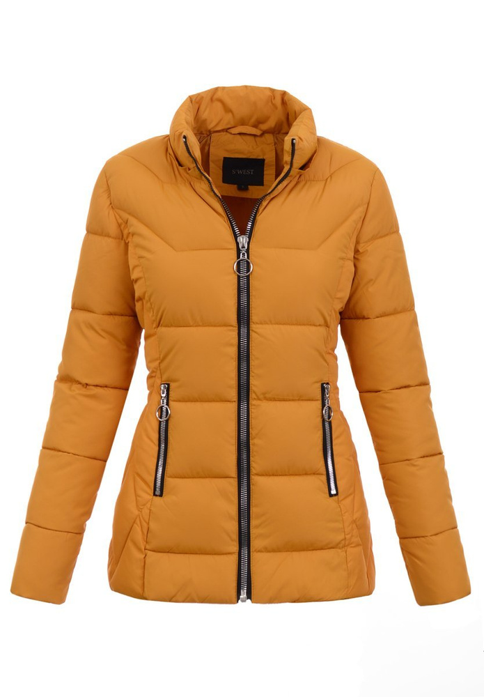 Damska Zimowa Kurtka Żółta