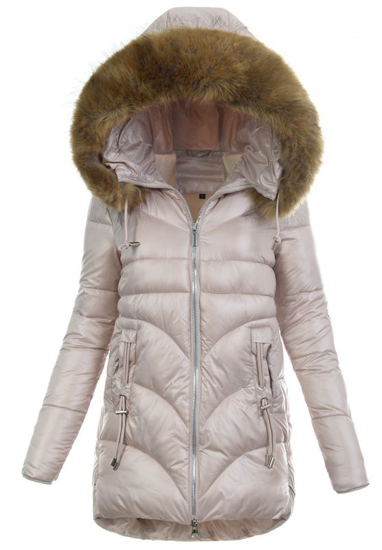 Damska Kurtka Zimowa Różowa