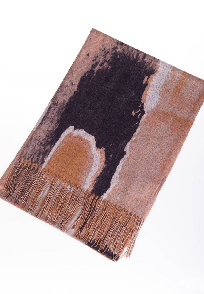 Szal Damski Brązowy