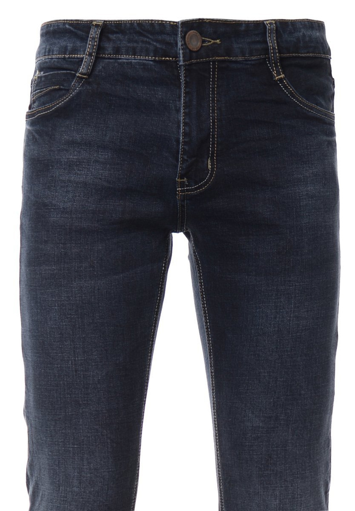 Męskie Spodnie Jeansowe Granatowe