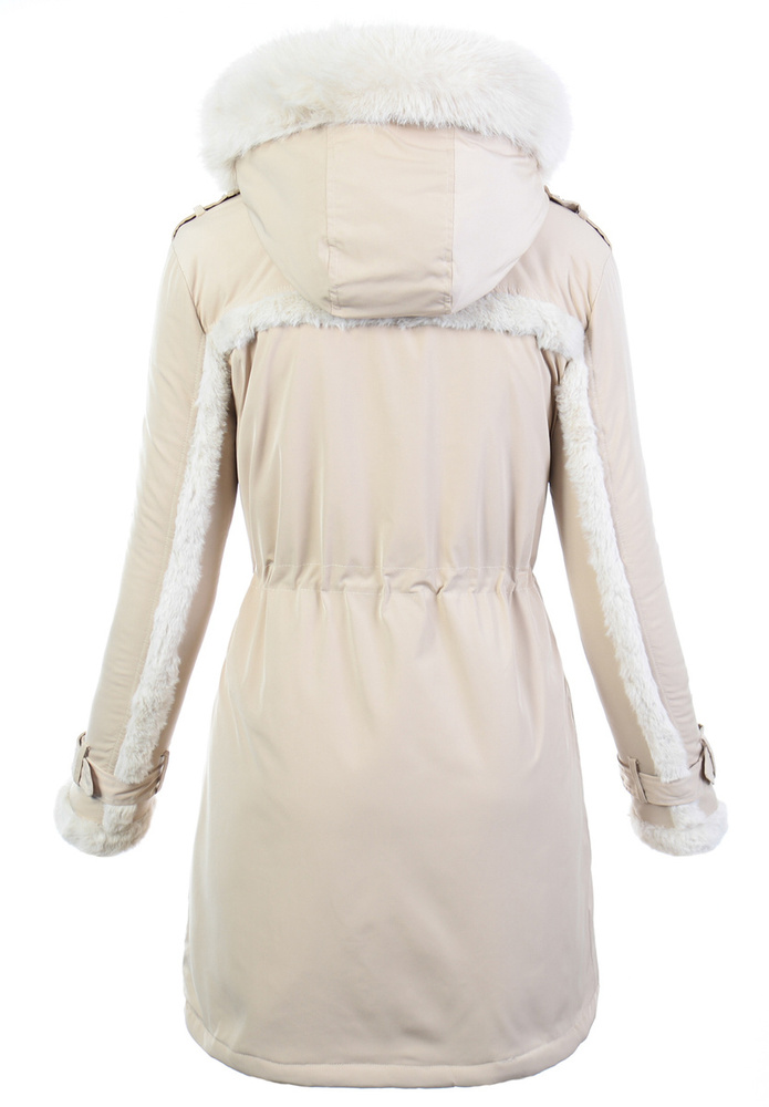 Parka Zimowa Beżowa
