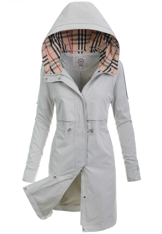 Kurtka Parka Wiosenna Szara