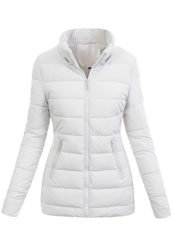 Damska Kurtka Zimowa Ecru