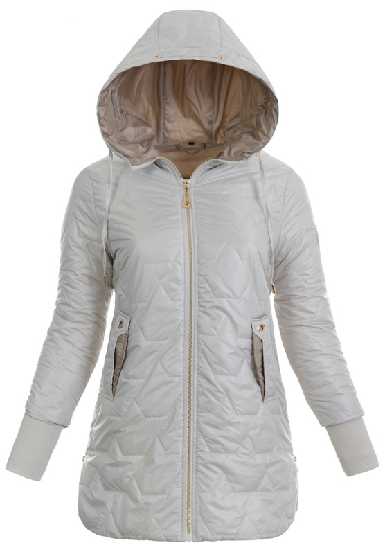 Damska Kurtka Przejściowa Ecru