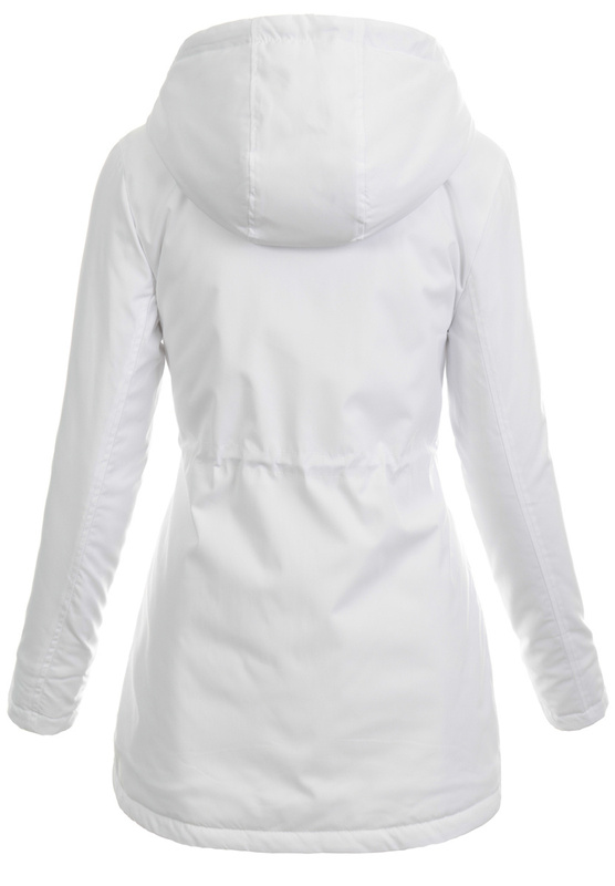 Kurtka Parka Wiosenna Biała