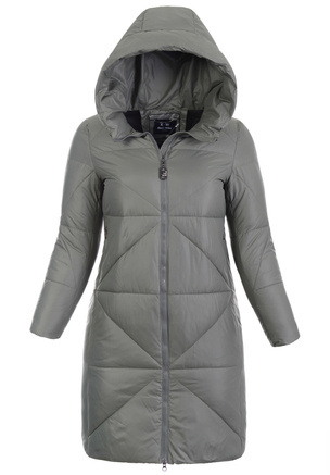 Damska Zimowa Ortalionowa Kurtka Khaki